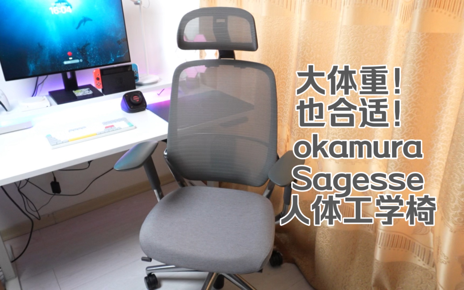 又稳又舒服okamura Sagesse人体工学椅使用体验哔哩哔哩bilibili