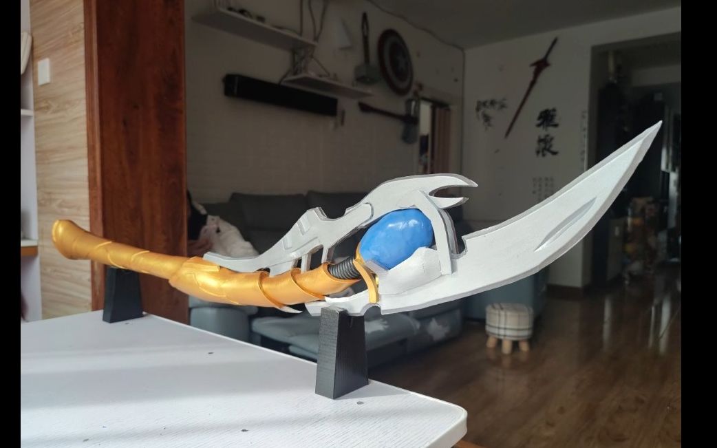 自制eva道具洛基心灵权杖