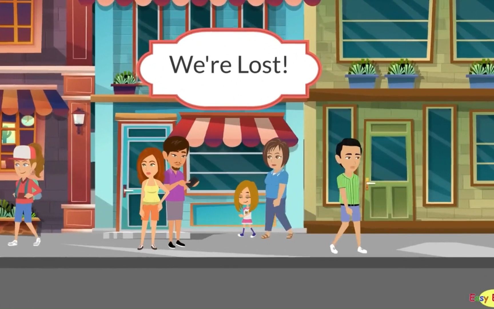 出国英语:were lost, 在国外迷路了怎么办?