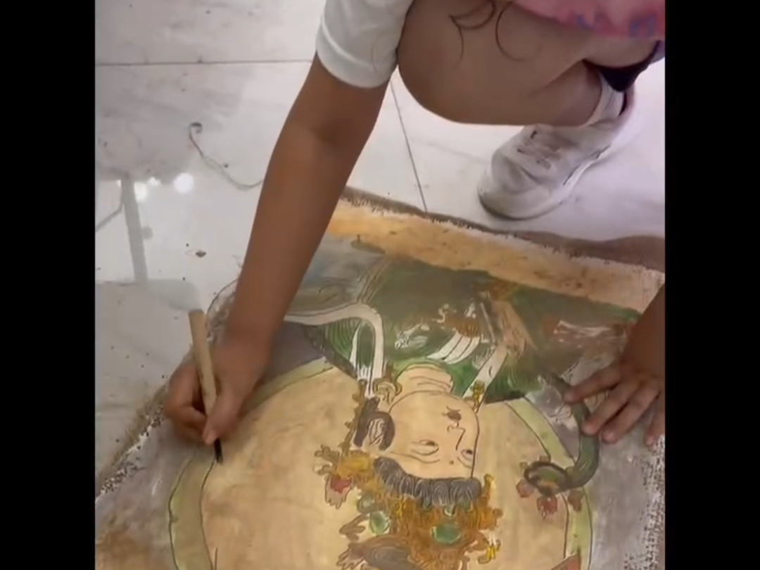 敦煌壁画制作过程