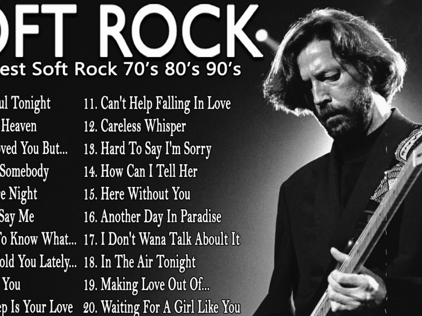 eric clapton, elton john, phil collins, bee gees, rod stewart