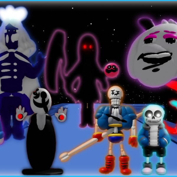 Dust Sans Simulator The Remake Gaster,决心鱼,Asriel和消除世界