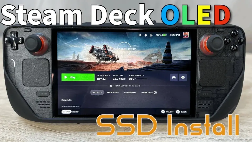 终极Steam Deck OLED 升级：SSD 更换指南｜中字幕_哔哩哔哩_bilibili