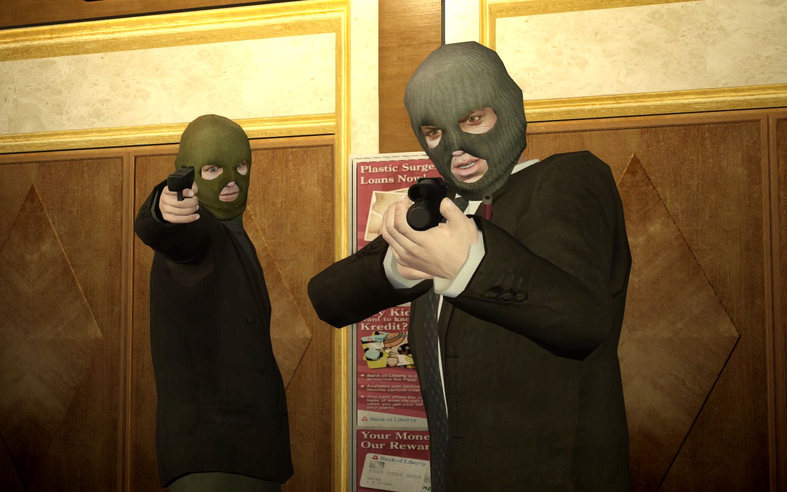 gta4自由城银行劫案抢劫自由城最大的银行最为刺激的抢劫银行任务三叶