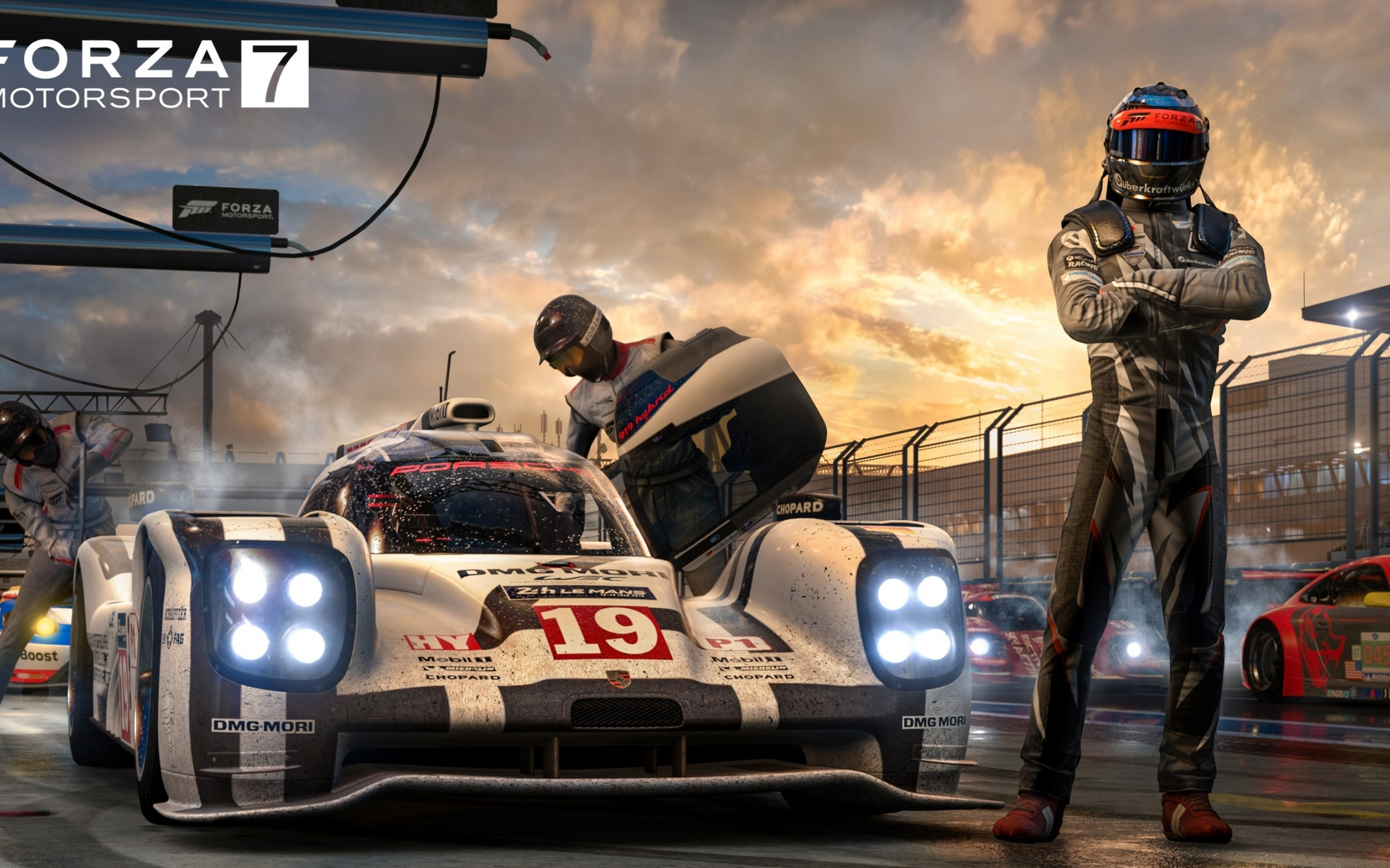 极限竞速7ford gt le mans&p1 gtr&雷诺f1试玩