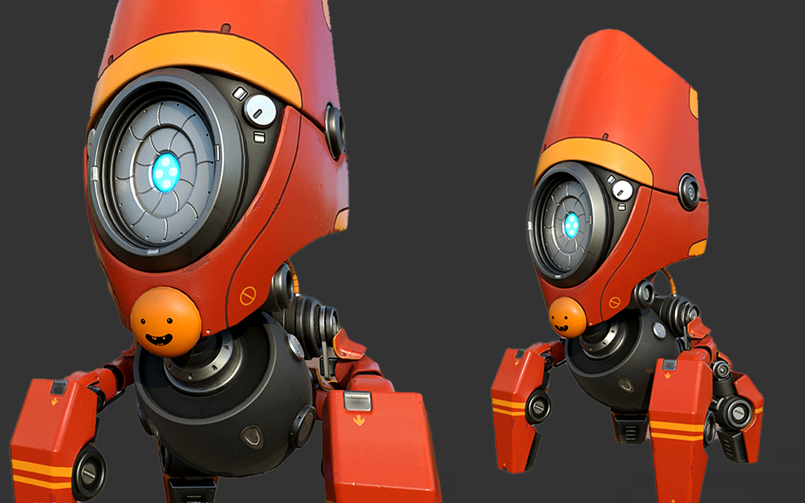 【3dmax】零基础教你制作次世代"机器人"完整模型,3dmax新手教程