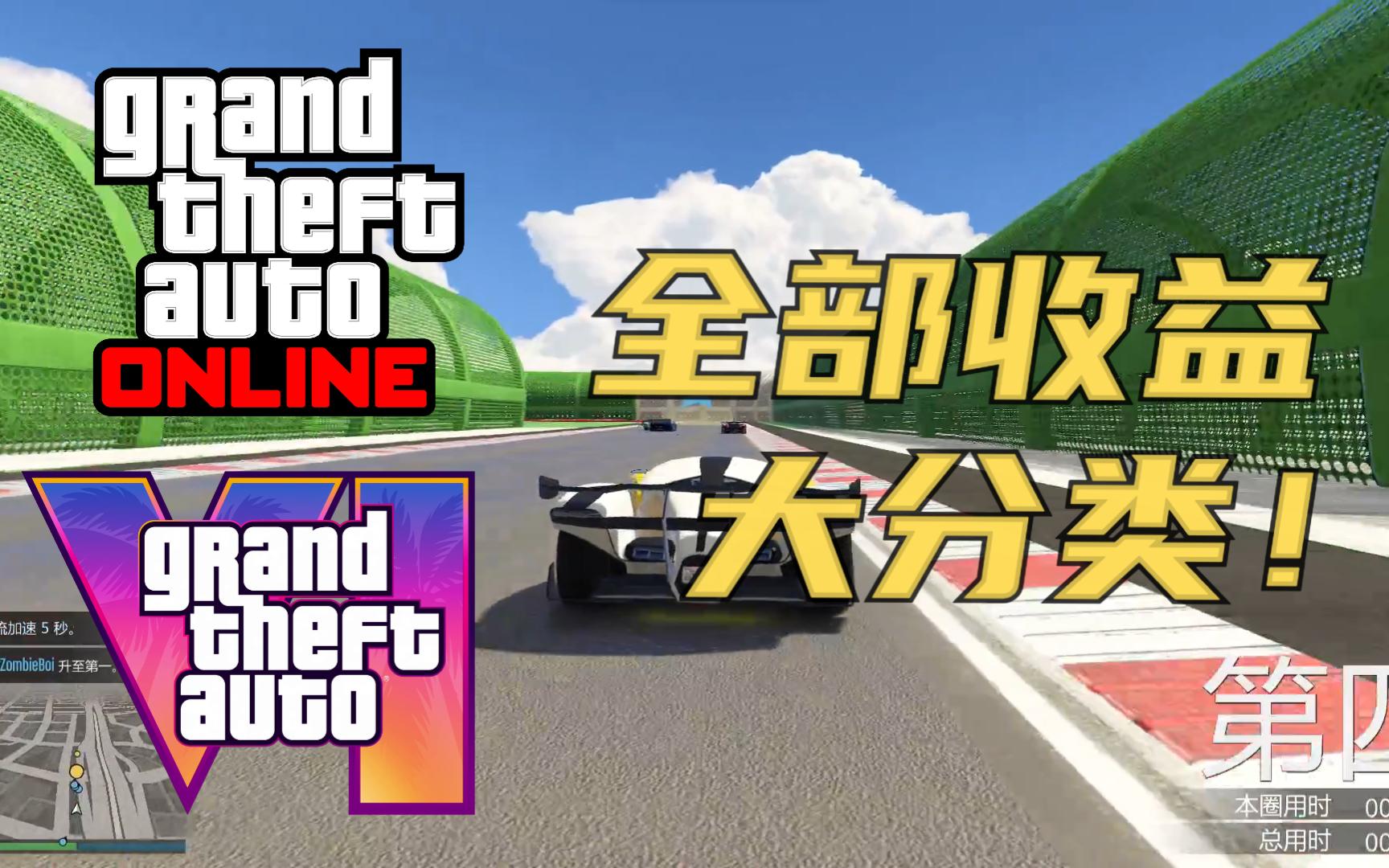 【gta線上】全部收益,差事,大分類!