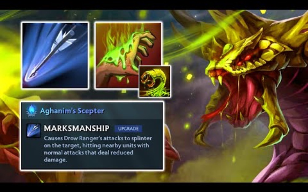 【dota2 omg】全员中毒恶心怪——毒刺 射手天赋