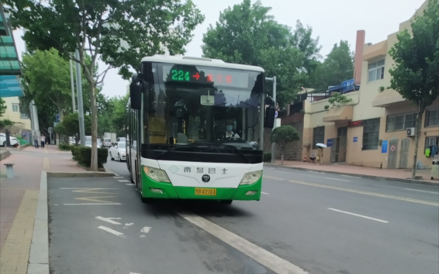 青岛公交集团bj6140c8ctd运行实录