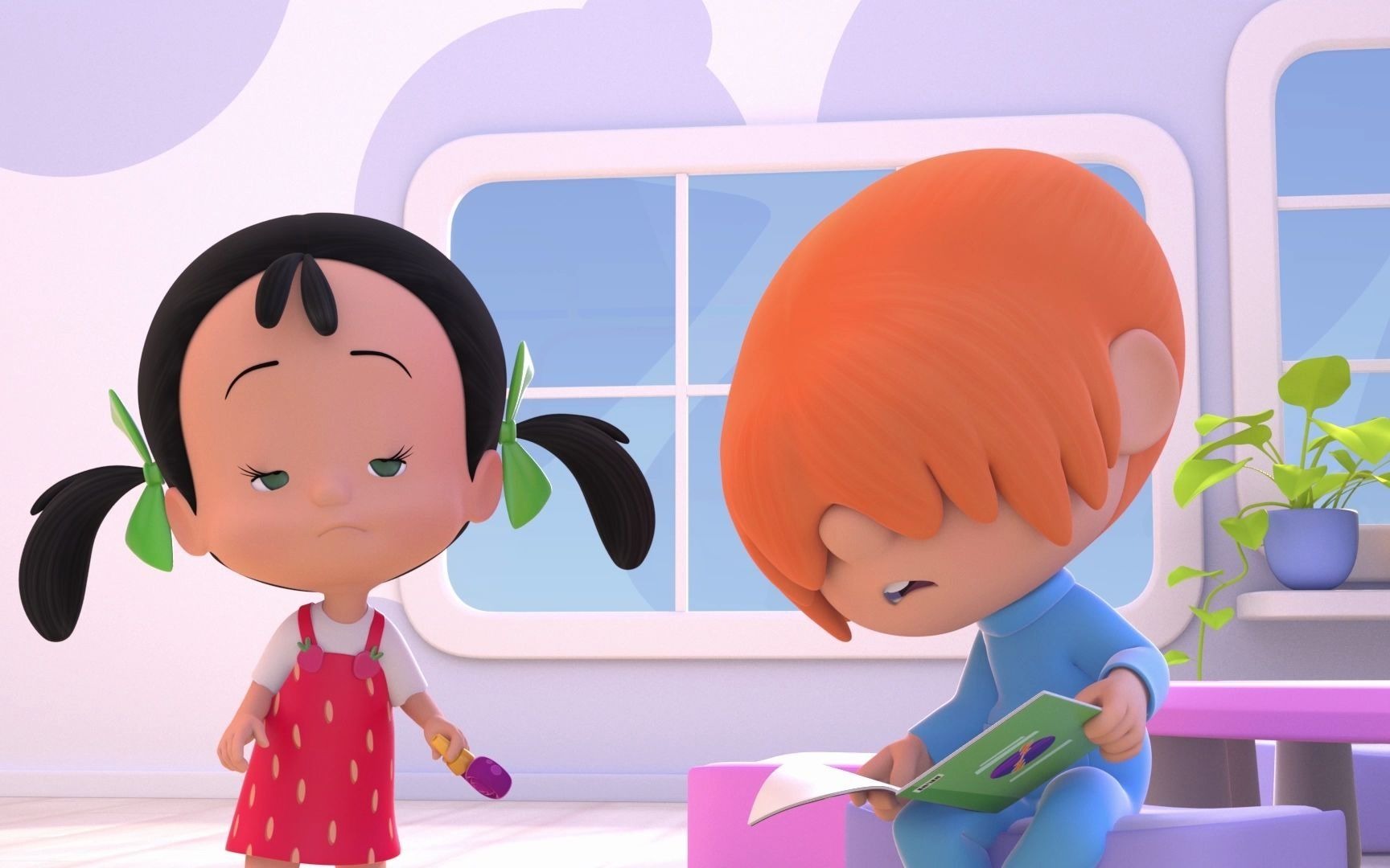 克蕾欧与小酷英文儿歌 第07集:happy birthday