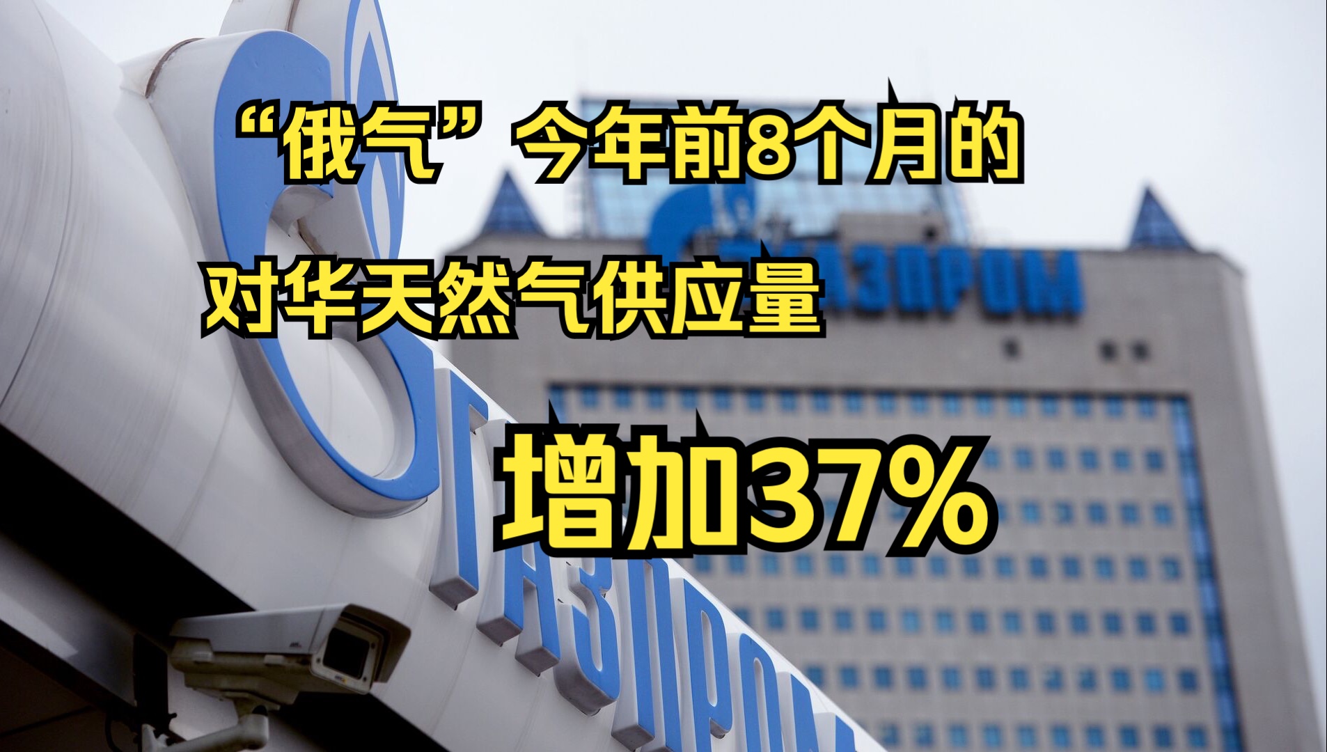 “俄气”今年前8个月的对华天然气供应量增加37%哔哩哔哩bilibili