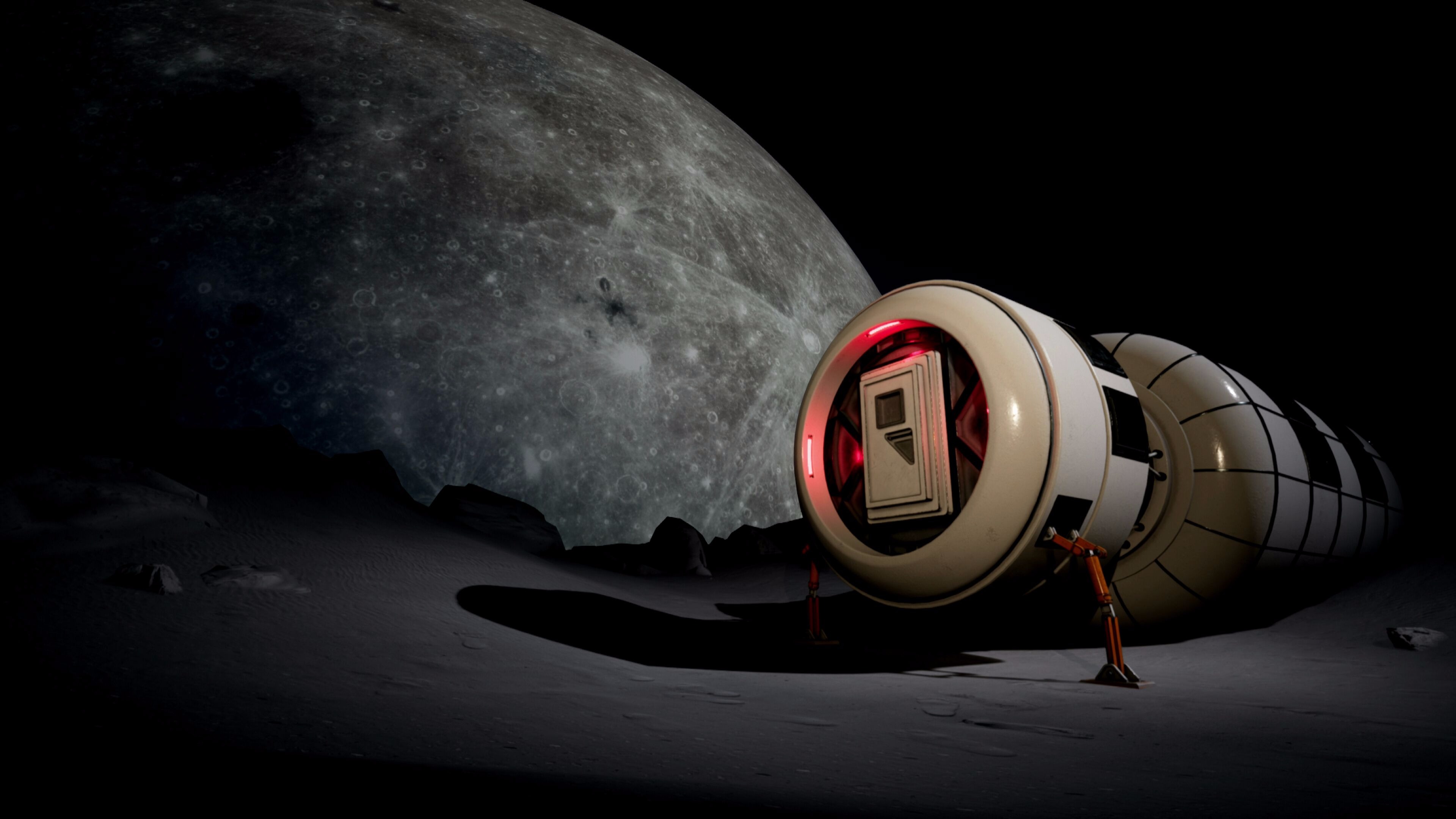 ue4自制太空小场景