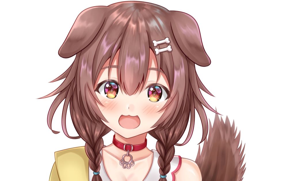 【戌神沁音】突然唱起吼啦呦之歌的面包狗