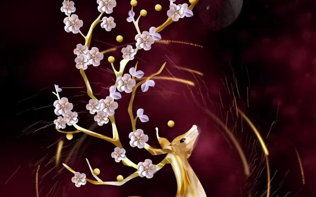 上传9pb中#信息门阀 祝各位朋友一鹿好运连连,花开似锦~#动态壁纸