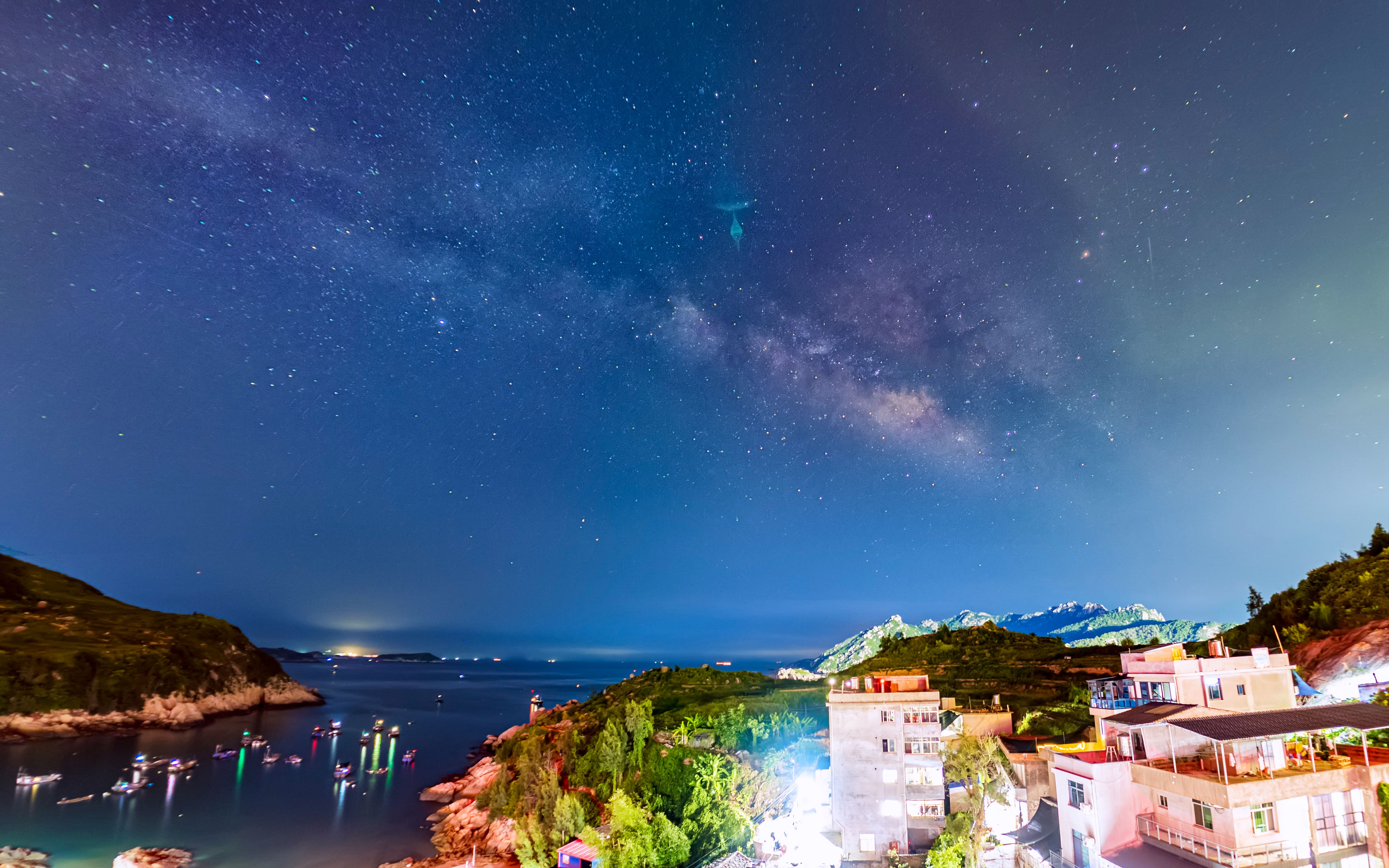 【延时摄影】霞浦海滨,15小时3343次快门,一整夜,银河日月流云光影...哔哩哔哩bilibili