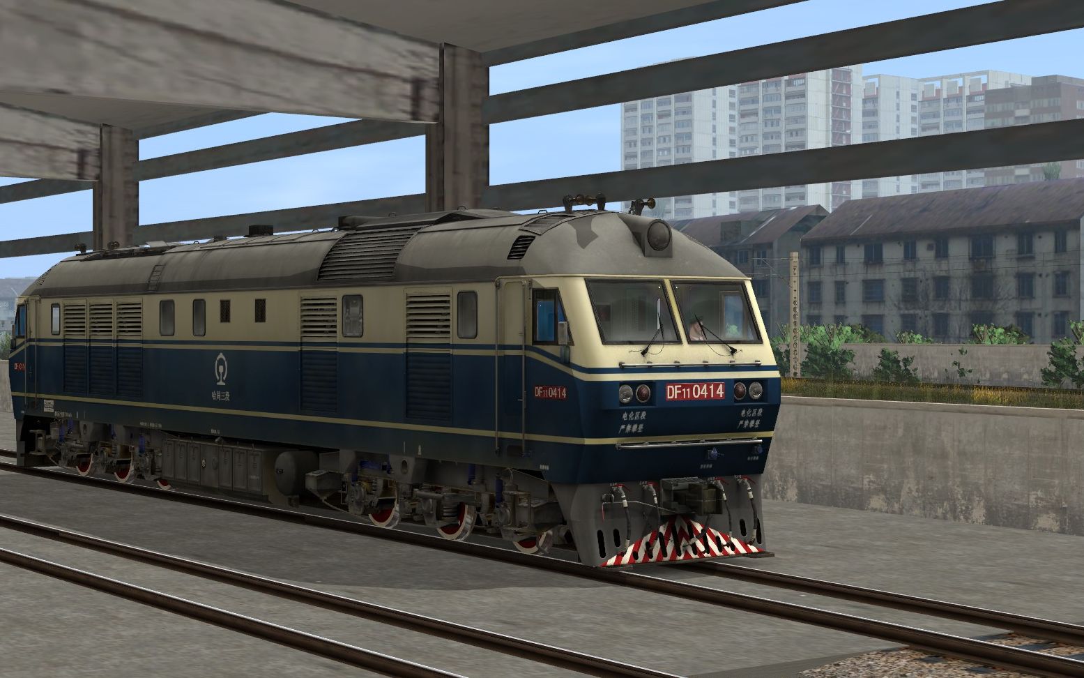 模拟火车12-trs12-前方展望#3-df11 414_哔哩哔哩_bilibili