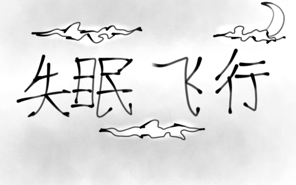 (恒景)手书《失眠飞行》(不完整版)