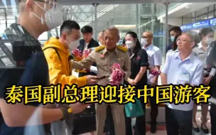 Tải video: 首批中国游客抵达泰国  泰国副总理赴机场迎接