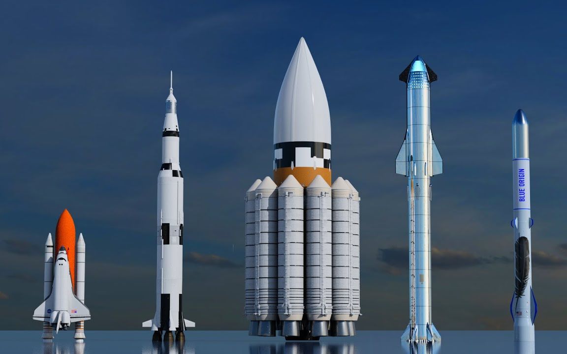 美国波音400万磅(约1814吨)有效载荷的大型多用途运载火箭假想视频