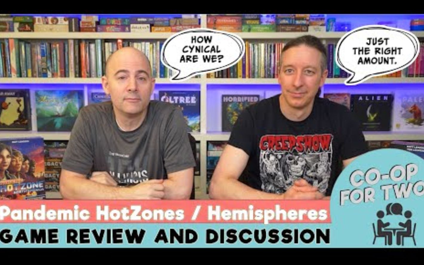 [图]4K高清《瘟疫危机：热点》半球合作模式评价和讨论 Pandemic HotZones ⧸ Hemispheres - Critical Review and D