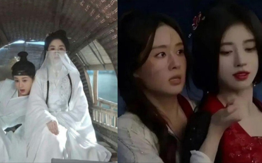 电视剧有效换脸vs无效换脸,女版相柳换脸演绎真的好绝!