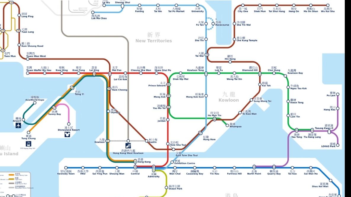 香港地铁规划2050图片