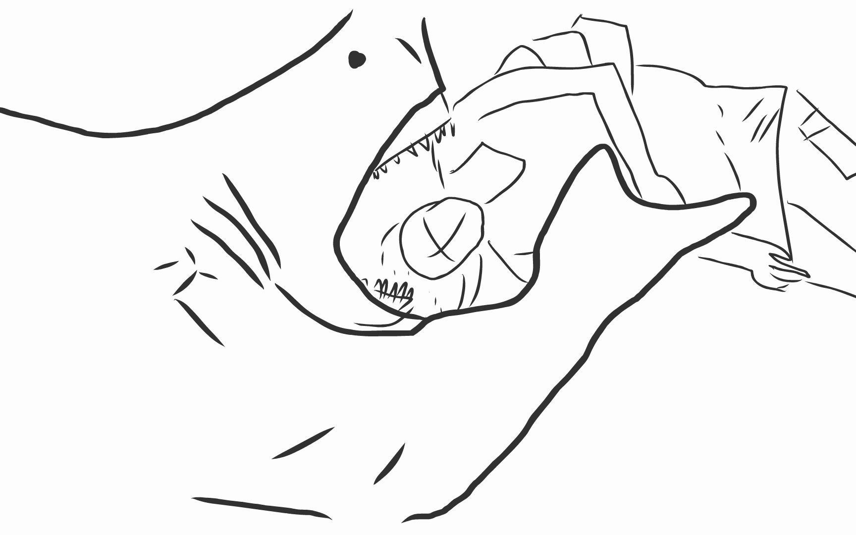 鲨鱼王纳纳威:什么叫可爱啊? 战 术 后 仰