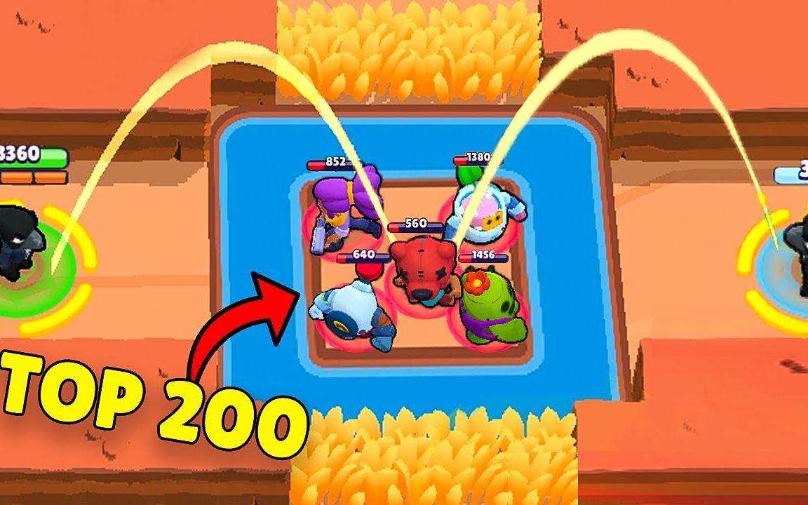 荒野乱斗搞笑集锦200个最爆笑的画面欢乐时刻166美式鬼畜brawlstars