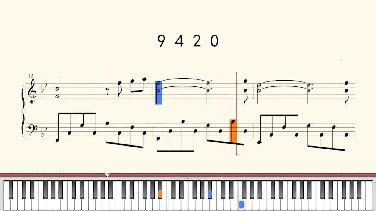钢琴谱9420钢琴谱日常练琴钢琴教程
