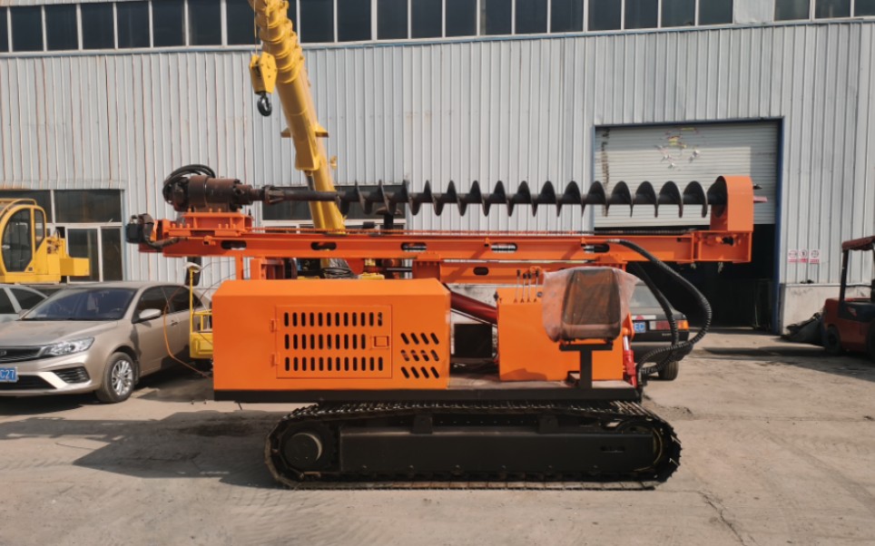 爬山虎钻机 山地光伏打桩机 戈壁滩光伏钻机