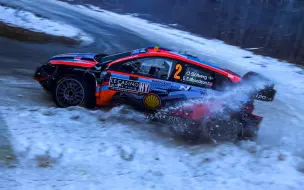 Download Video: 2022年 WRC 蒙特卡洛拉力赛 碰撞