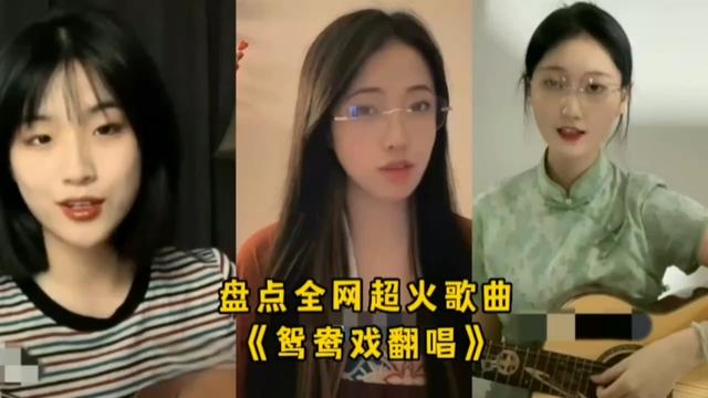 [图]盘点全网超火歌曲《鸳鸯戏翻唱》四个最好听的版本，你更喜欢谁？