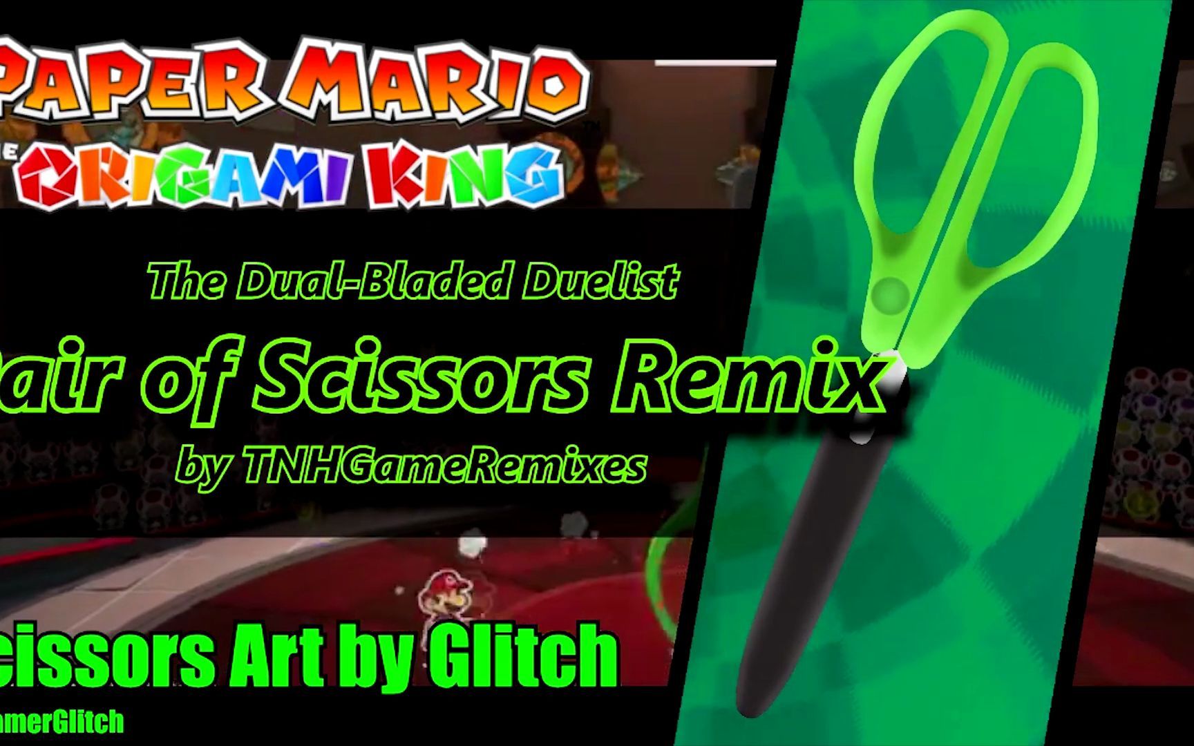 [图]《Paper Mario- Origami King REMIX》-The Dual-Bladed Duelist- Scissors Remix -- Sea