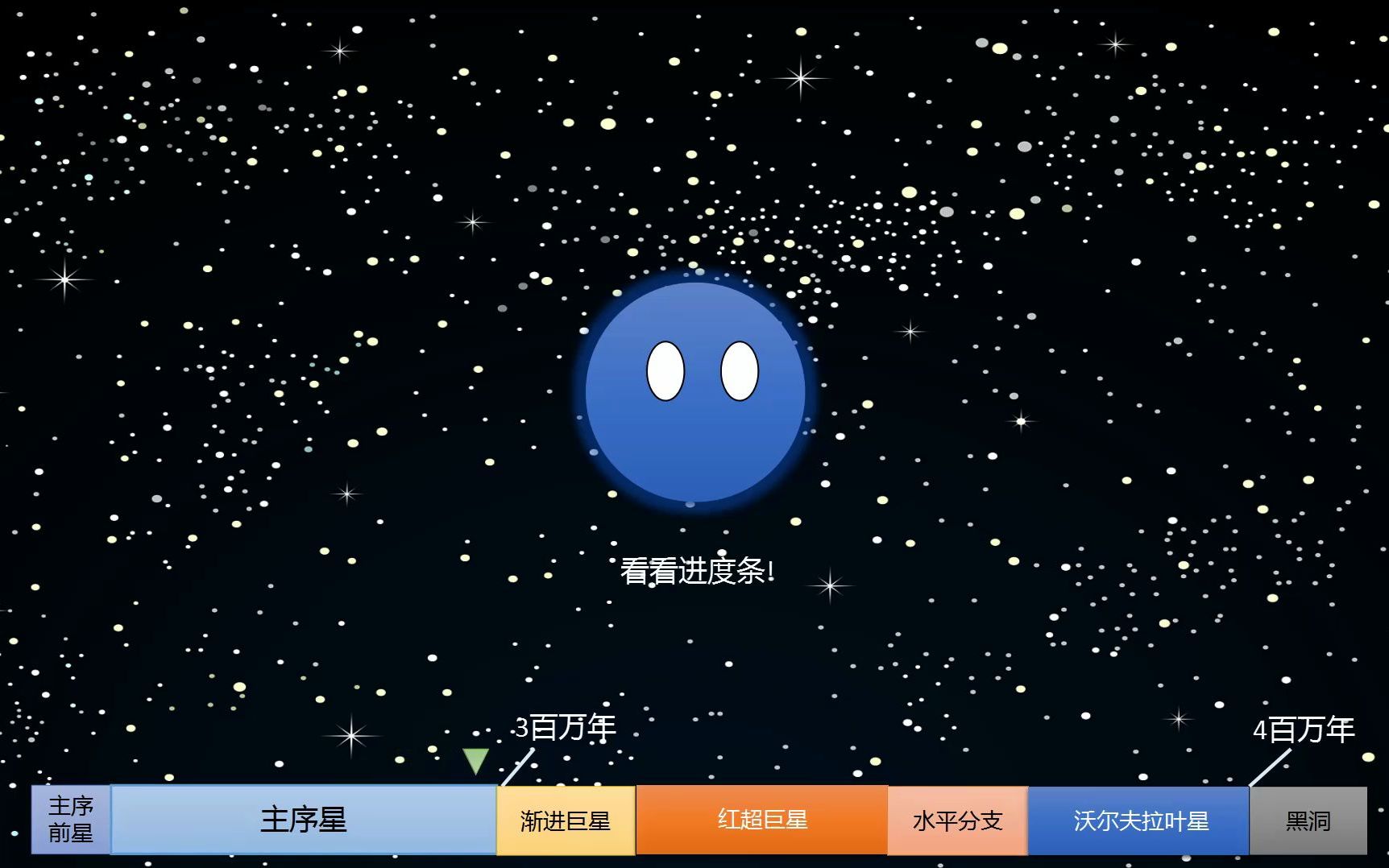 O型星生命历程【黑洞结局】哔哩哔哩bilibili