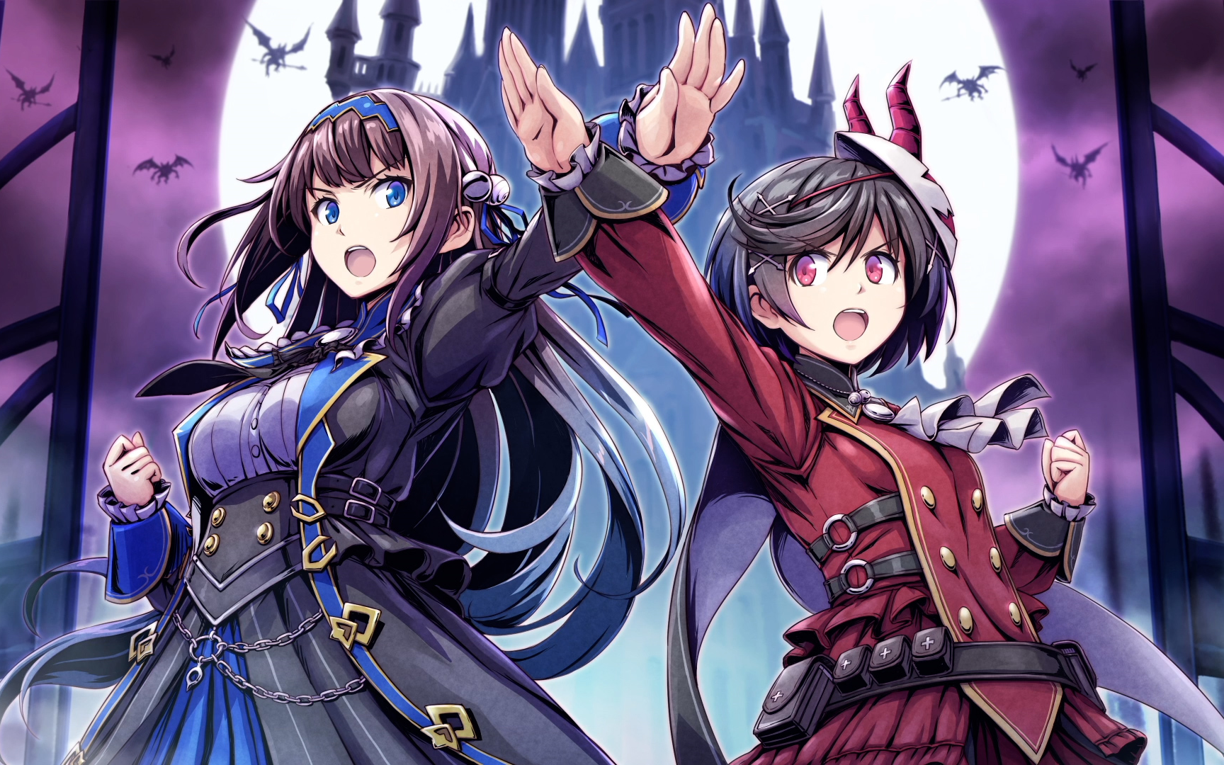 【笔录】少女魔净 ggdp一周目通关 美少女双人组勇闯恶魔城