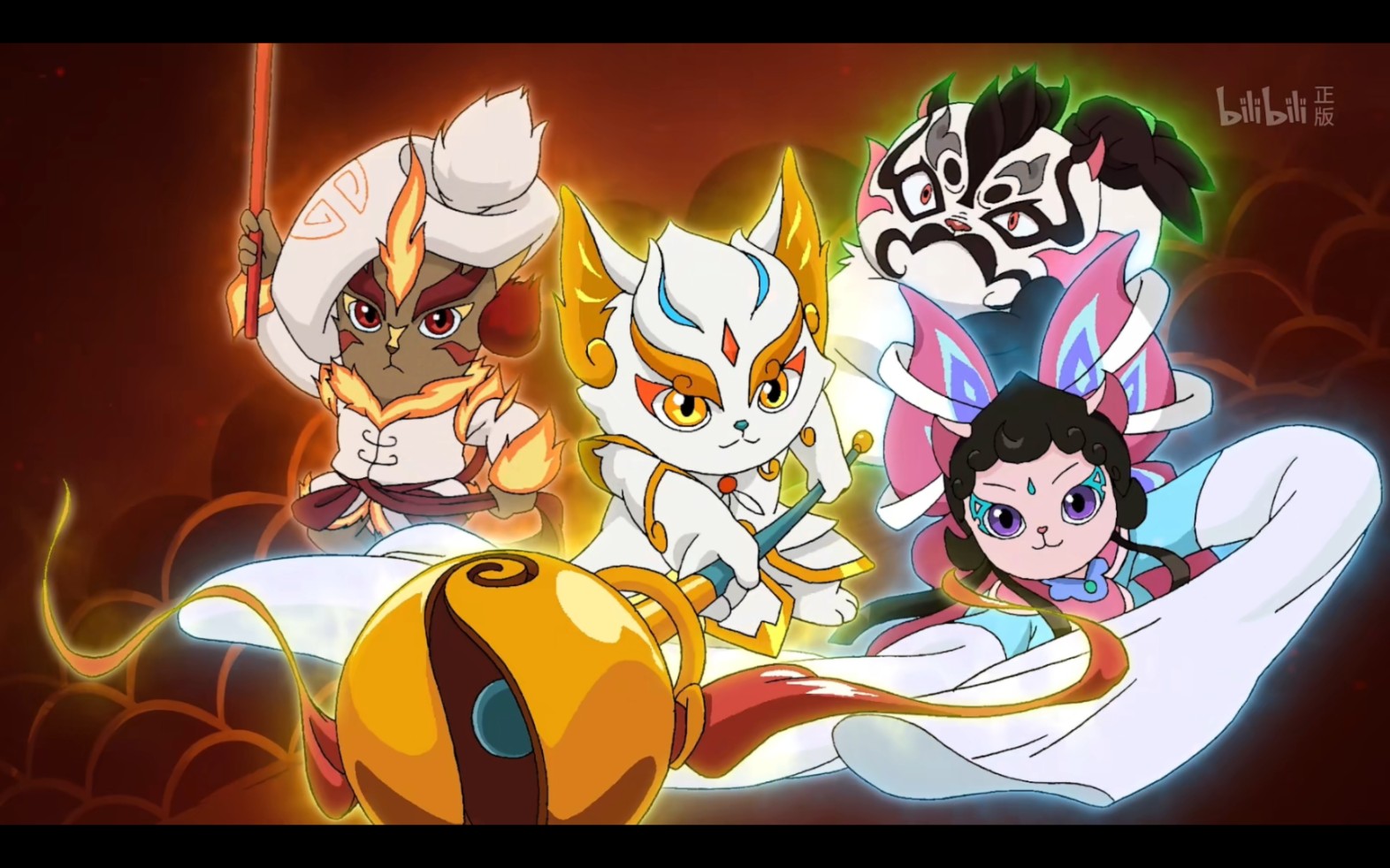 京剧猫主题曲原版,片段是自已剪的