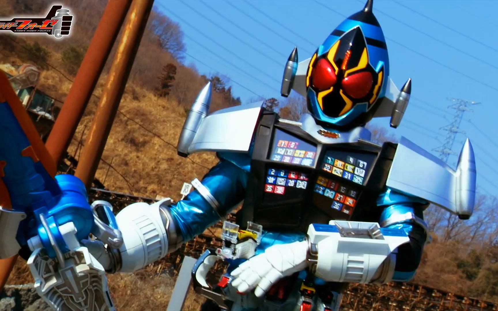 【蓝光60帧】假面骑士fourze宇宙变身 高帅打斗 必杀合集