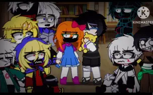 Sans au react to Afton family au's