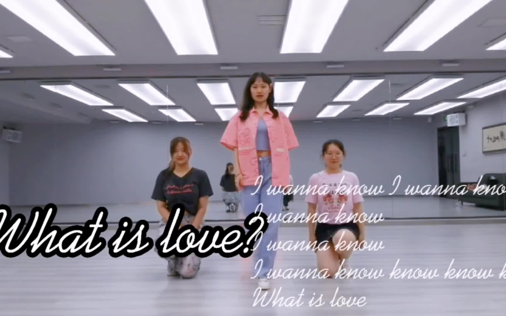 [图][TWICE-What is love?]舞蹈翻跳（练习室ver.)