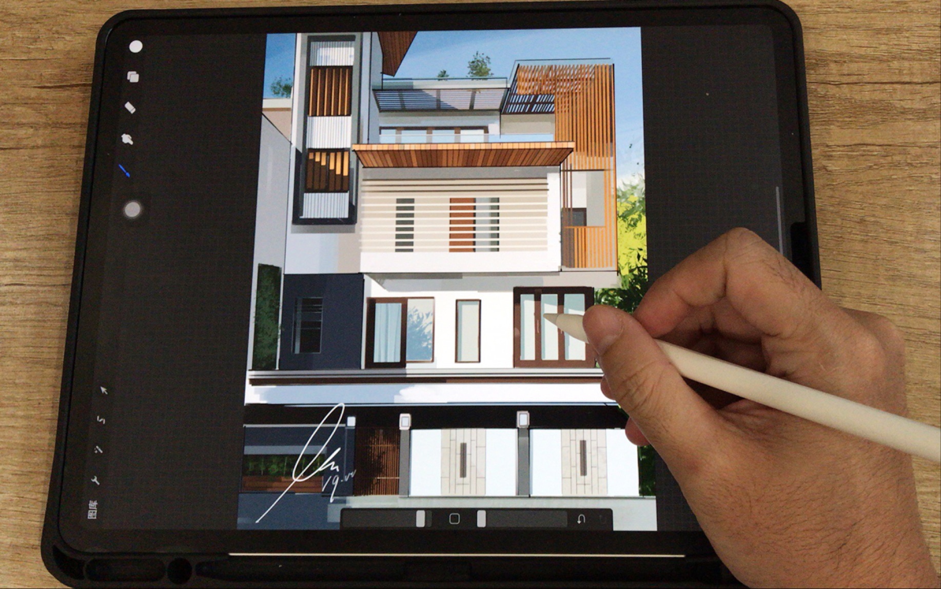 【室内设计】【ipad手绘】设计师如何不用加班改图?