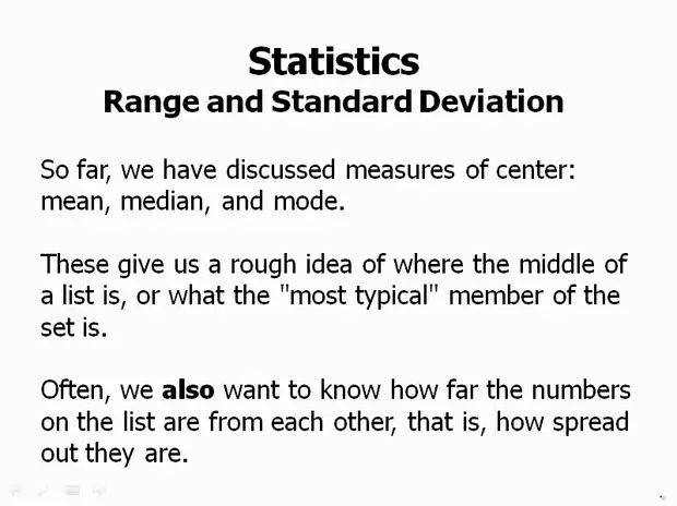 GMAT数学讲解:Range and Standard Deviation哔哩哔哩bilibili