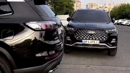 奇瑞中东瑞虎8plus黑武士,黑色的还是大气#奇瑞汽车 #奇瑞瑞虎8plus