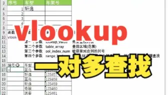 14Excel常用函数之vlookup函数精讲(八)-一对多查找