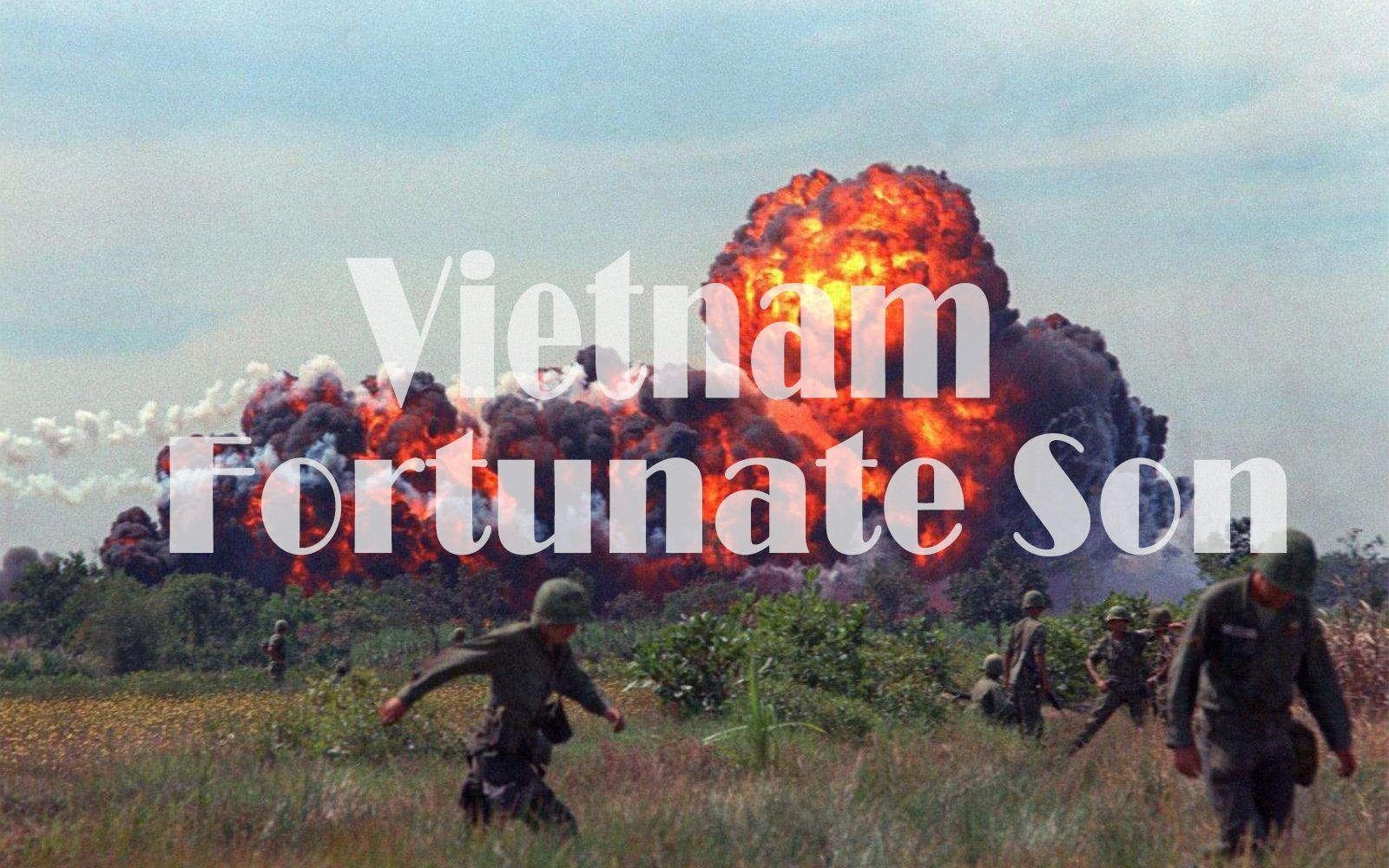 [图]《Fortunate Son》越战电影混剪【现场超燃版】