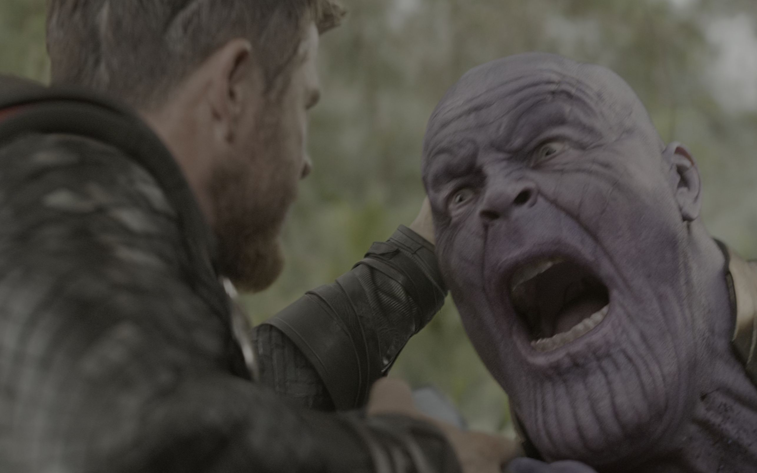 4khdr雷神战灭霸战斗场面复仇者联盟3无限战争2018