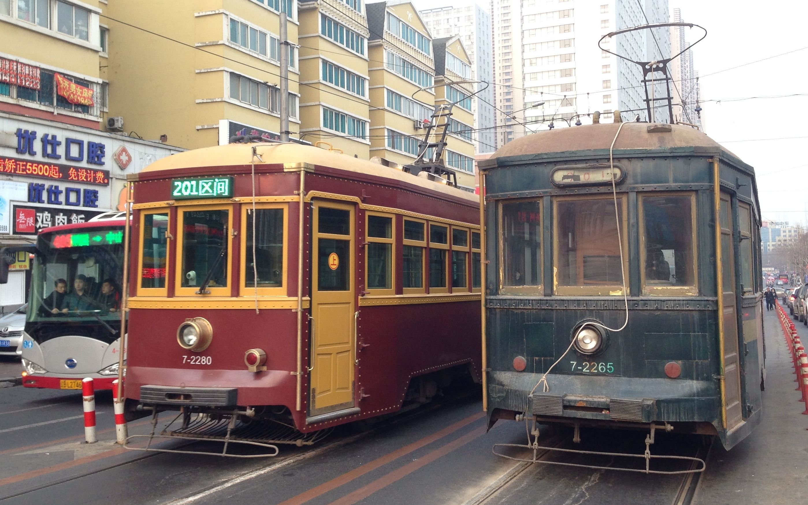 活动作品大连有轨电车201路现存防滑车以及教练车简介