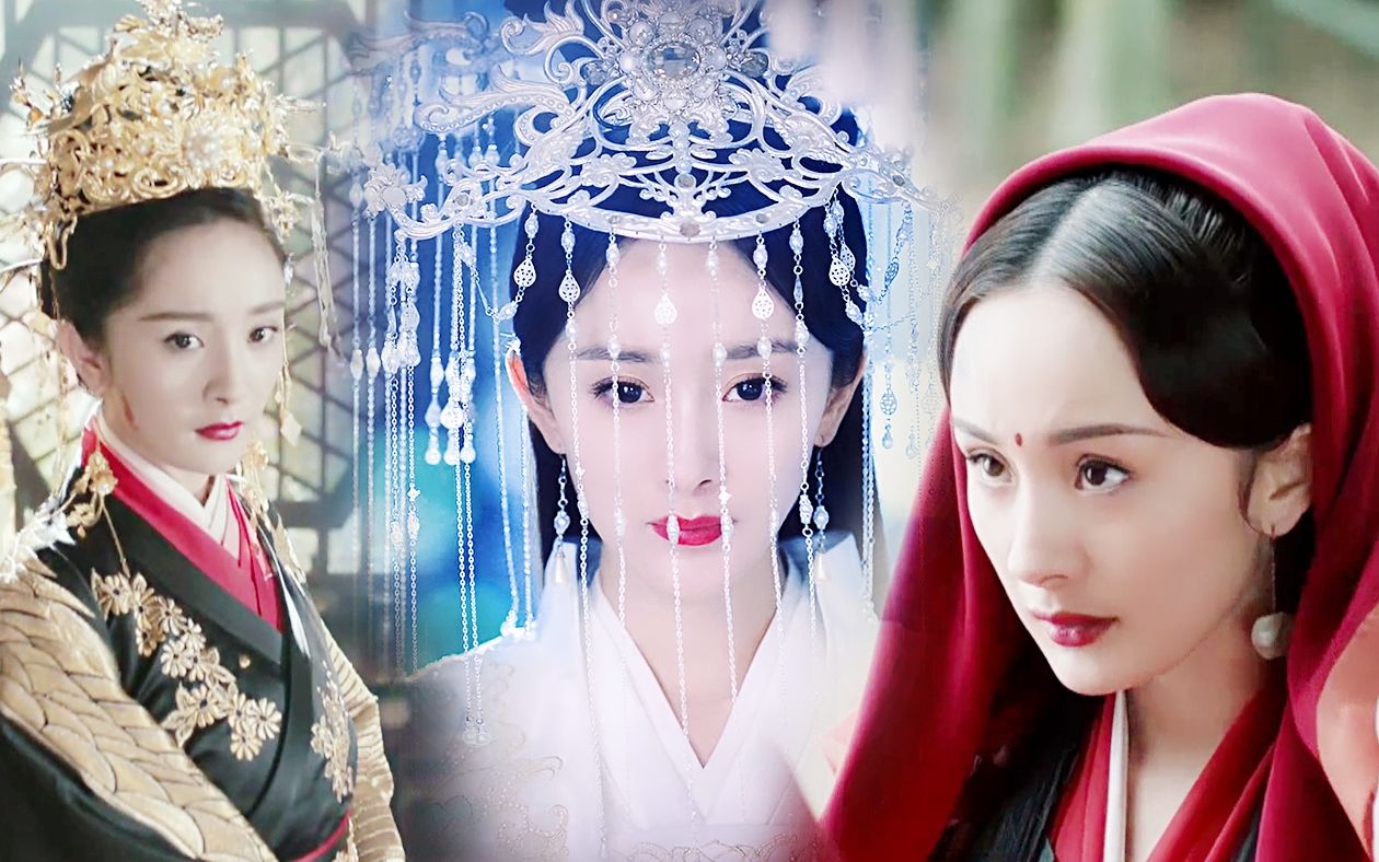 《枕上书》白浅大婚,杨幂三款新娘造型,美出四海八荒