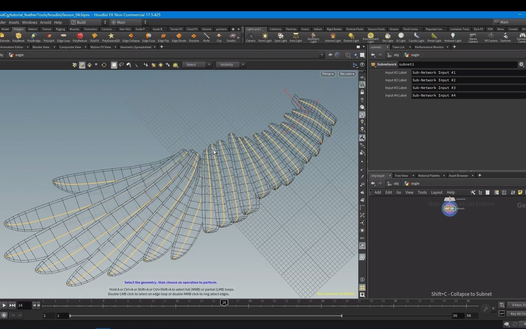 [图]tutorial_4：wing feather instance and animation