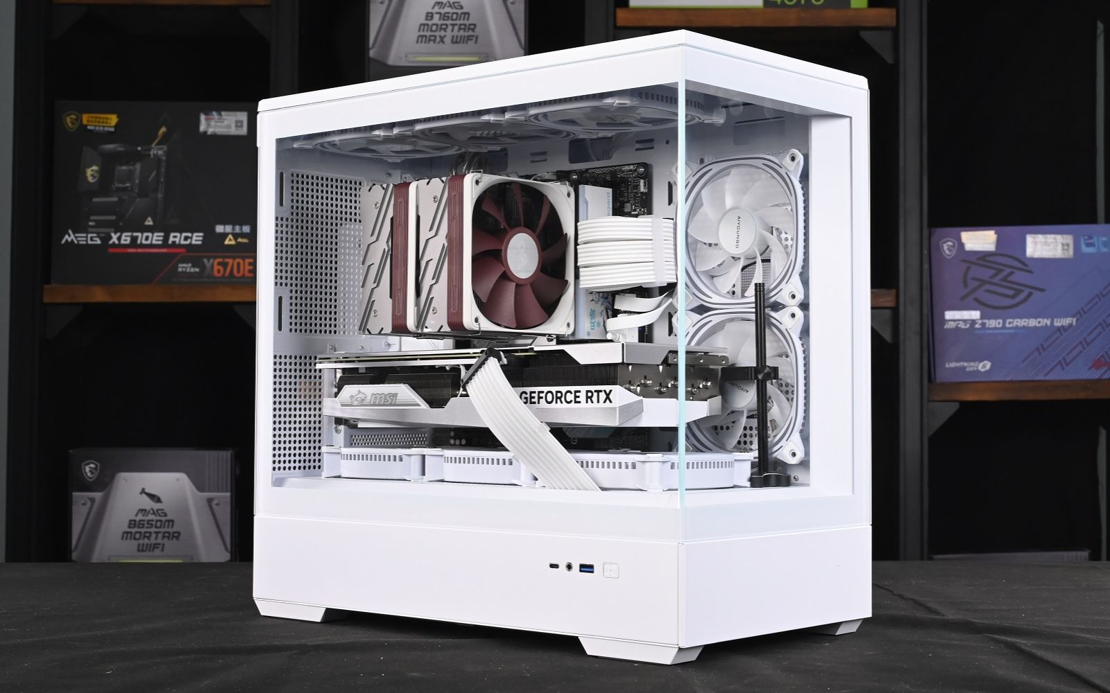 279元的m-atx海景房爱国者星璨 岚机箱纯白攒机