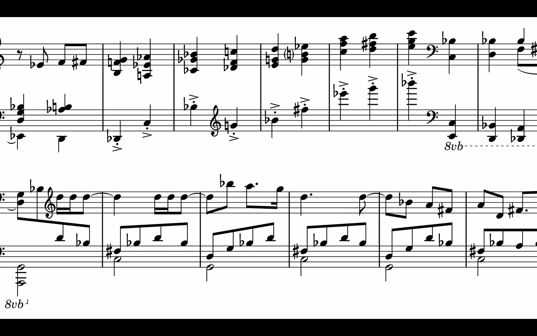 [图]普罗科菲耶夫未完成的第十钢琴奏鸣曲 Prokofiev - Piano Sonata no. 10 (fragment), Op. 137